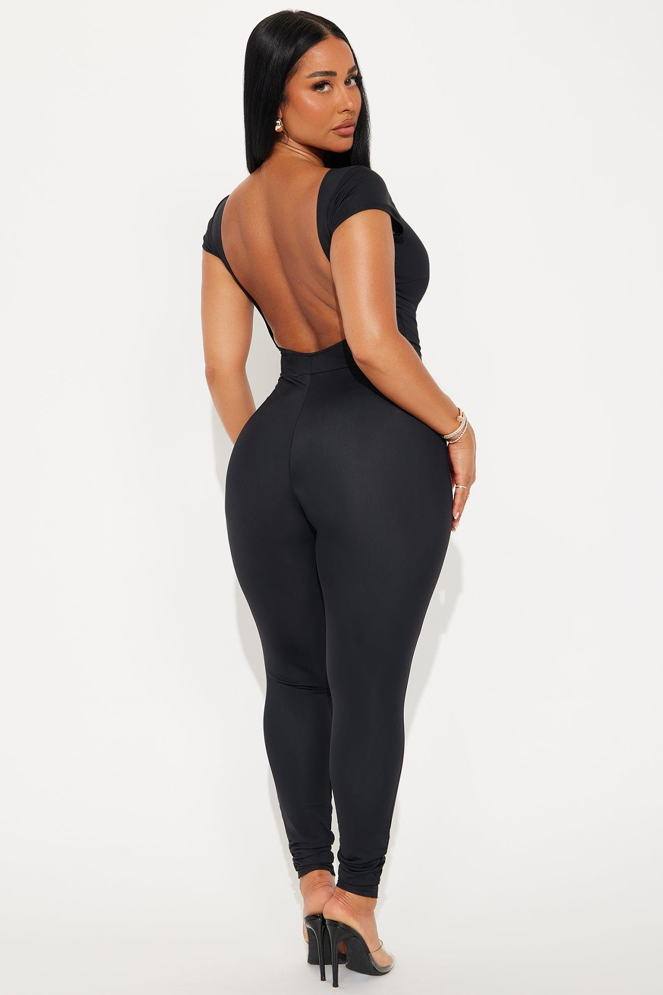 Power Play Toe Ring Jumpsuit - Black Female Product Image