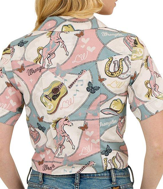 Wrangler® x Lainey Wilson Wild Horses Short Sleeve Woven Shirt Product Image