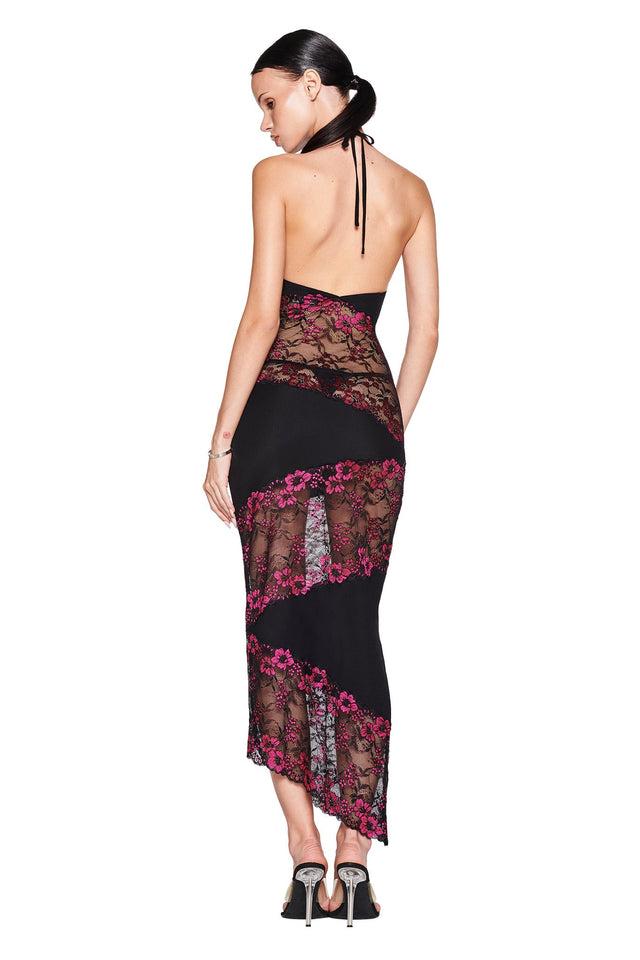 PALOMA MIDI DRESS - BLACK Product Image