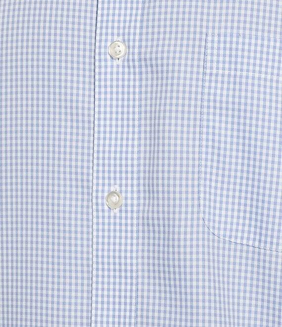 Gold Label Roundtree & Yorke Non-Iron Long Sleeve Small Checked Print Sport Shirt Product Image