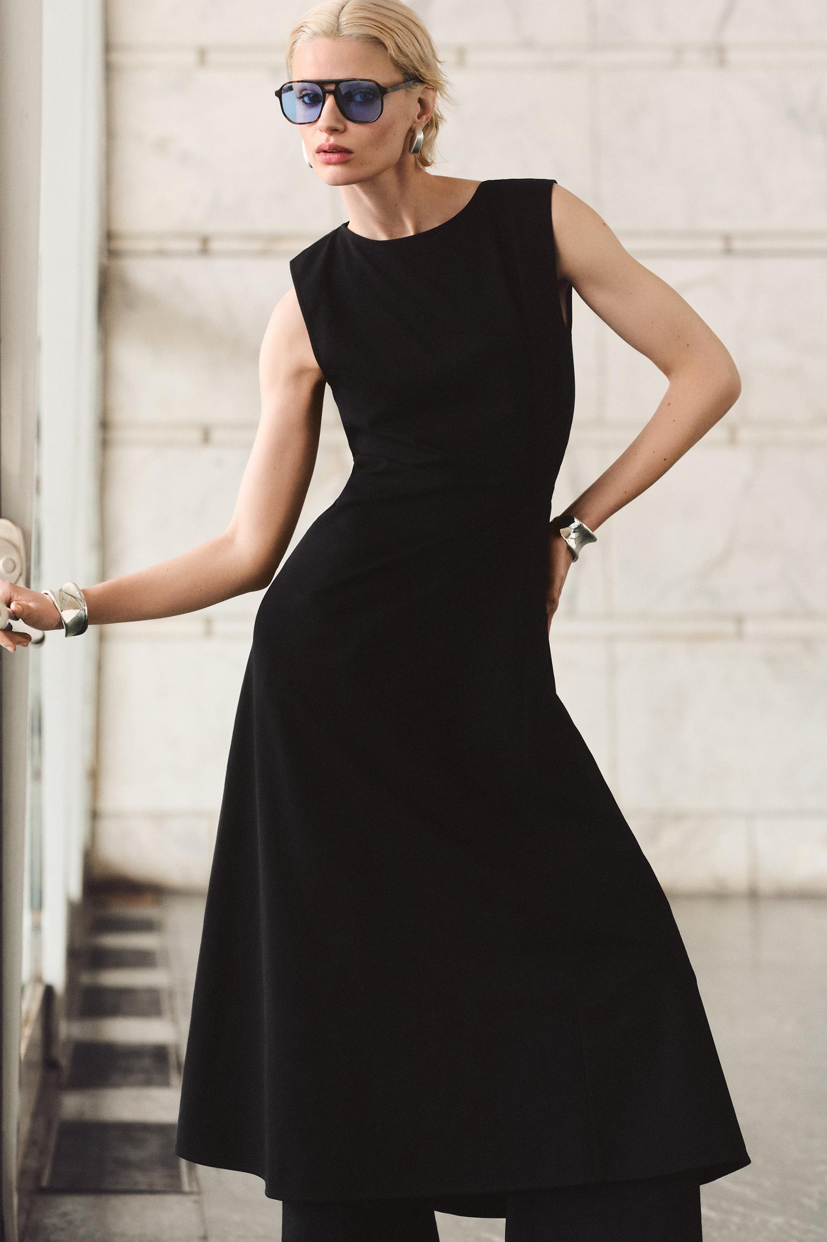 TWIST-DETAIL MIDI DRESS Product Image