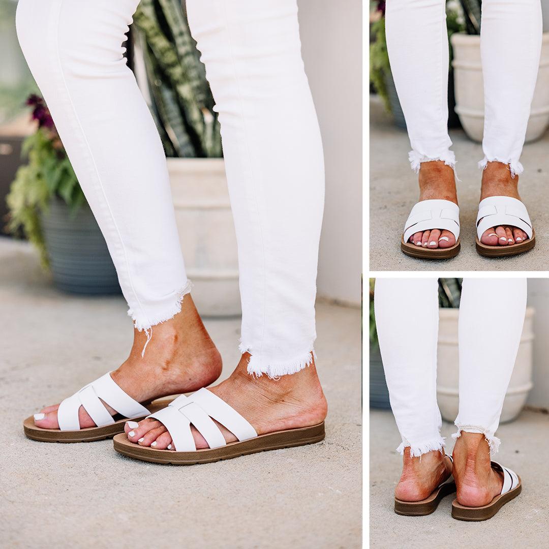 What You Love White Sandals Female Product Image