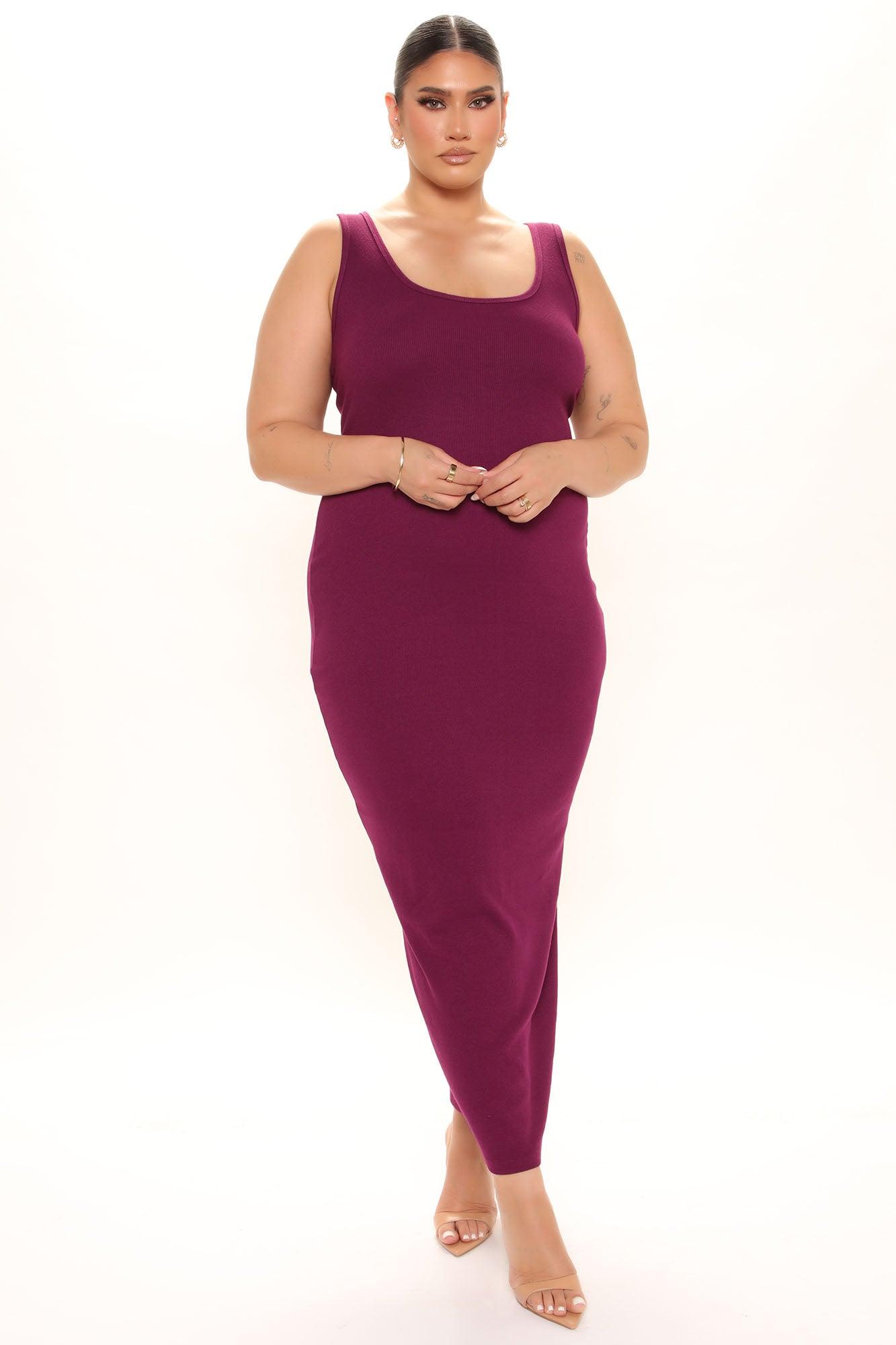 Mulberry Street Maxi Dress - Eggplant Product Image