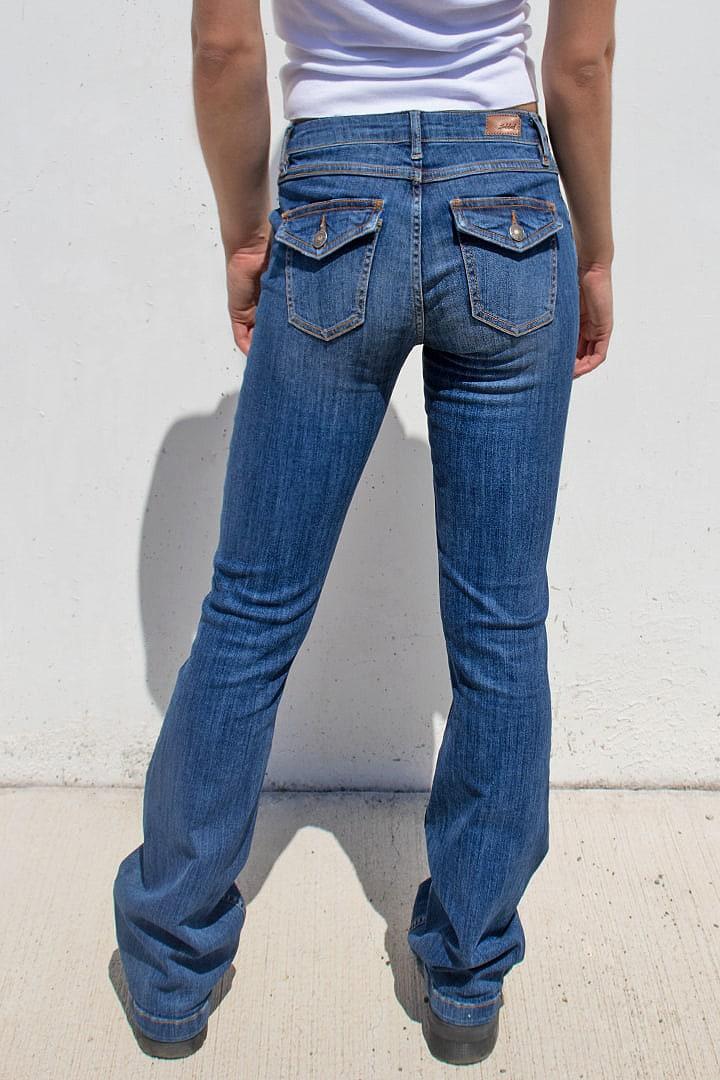 Low waist flared jeans Product Image