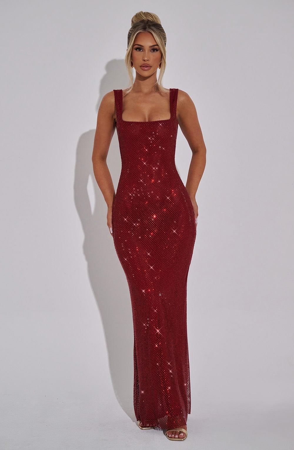 Petra Maxi Dress - Wine Product Image