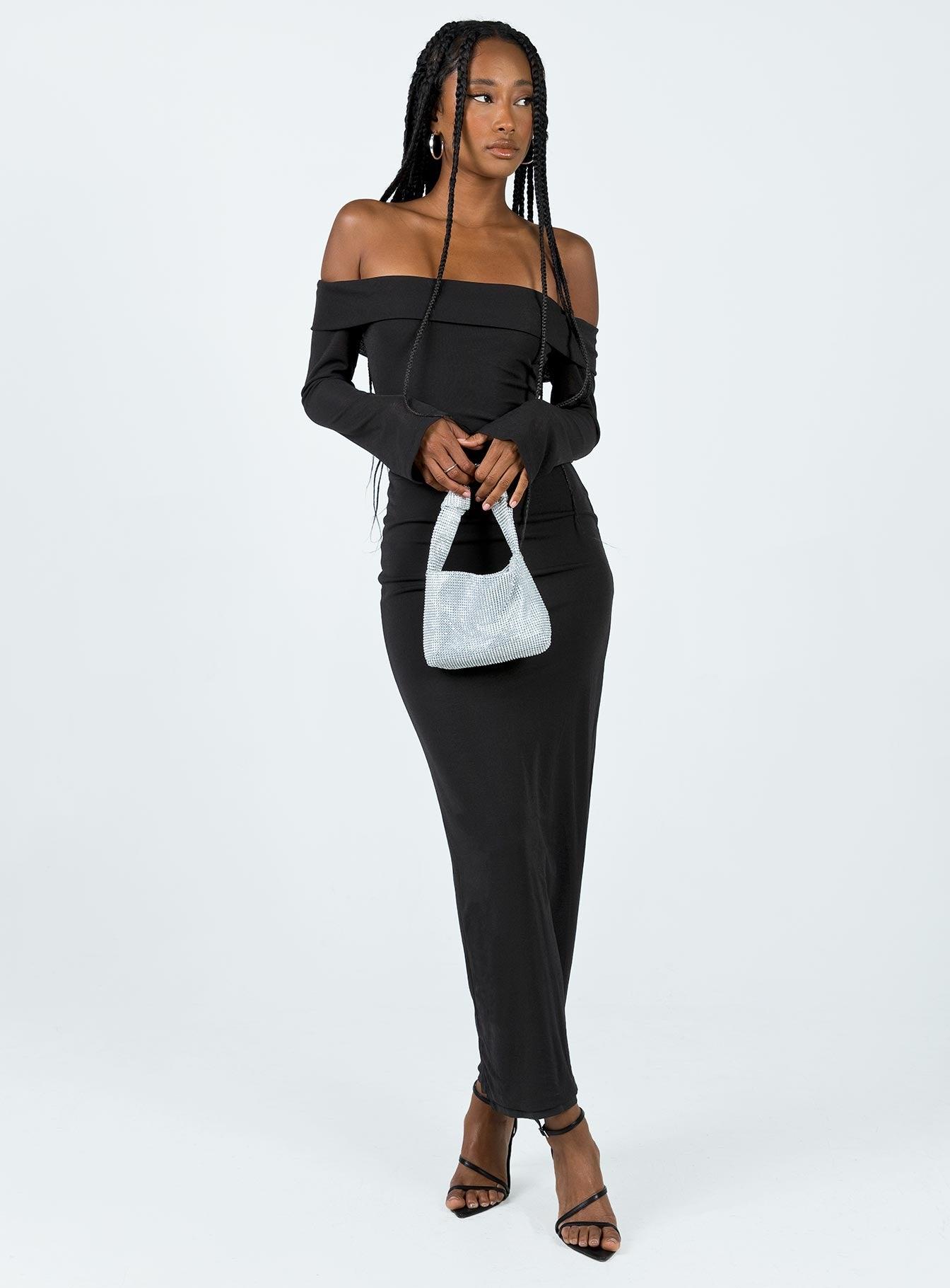 Maida Maxi Dress Black Product Image