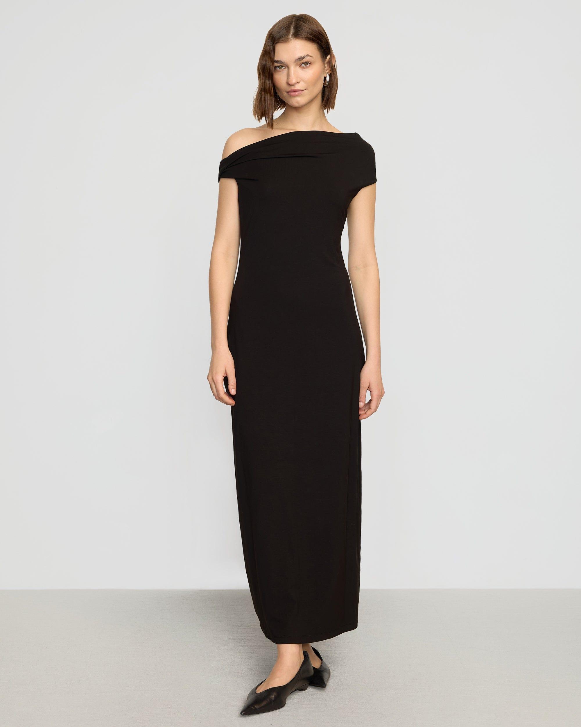 Iryna Asymmetric Off-Shoulder Dress Product Image
