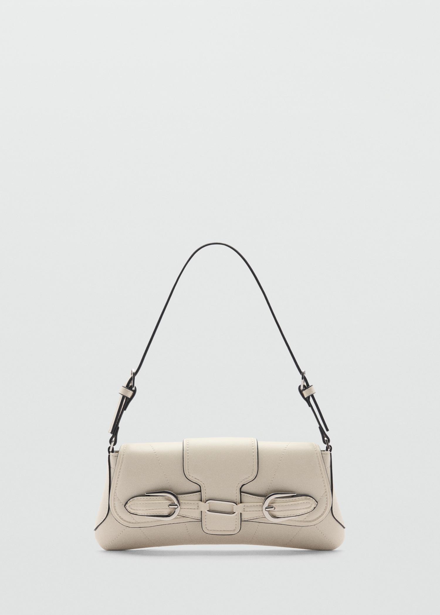 Shoulder bag with buckles detail - Women | MANGO USA Product Image