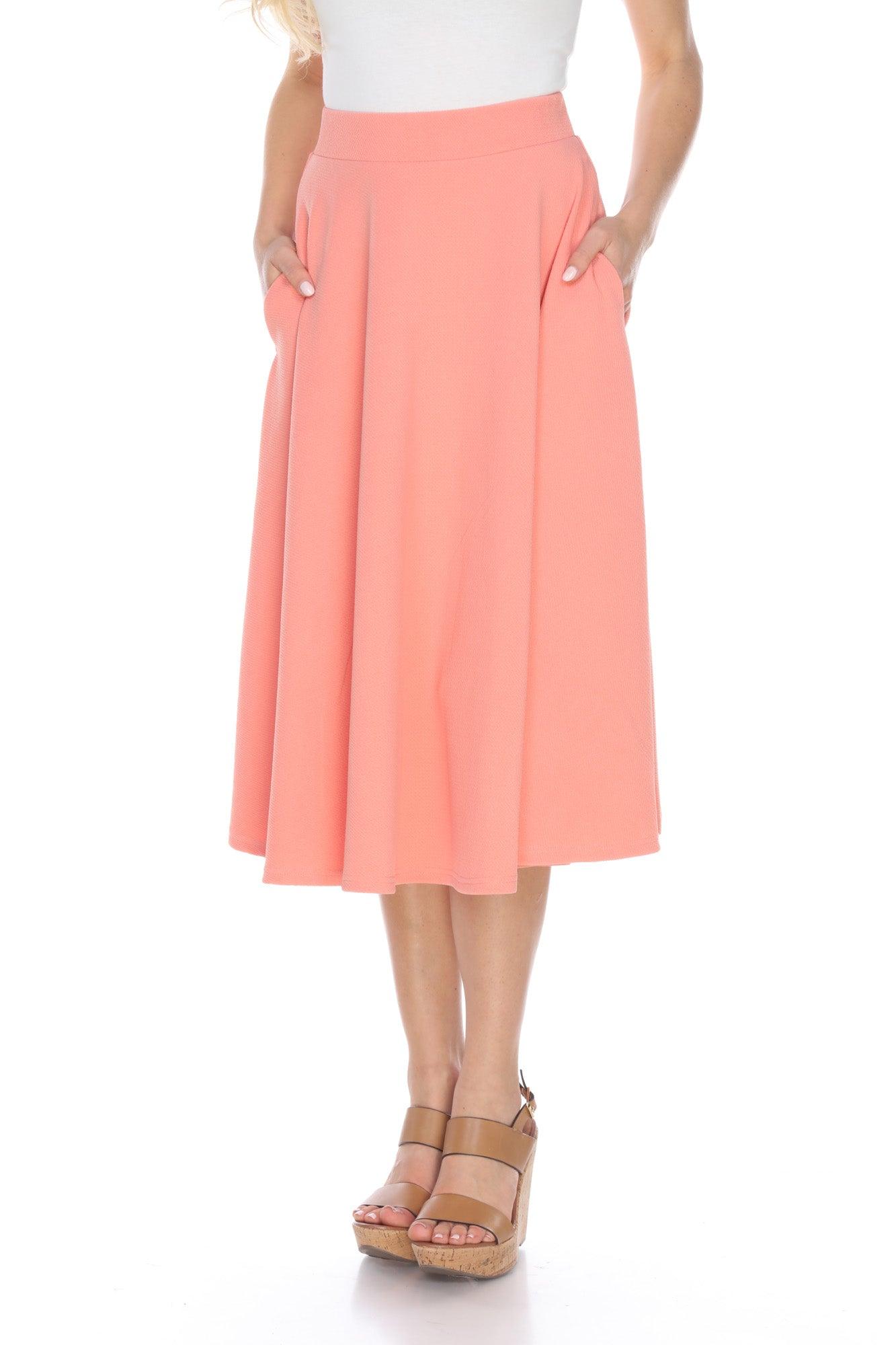 Tasmin Flare Midi Skirts Product Image