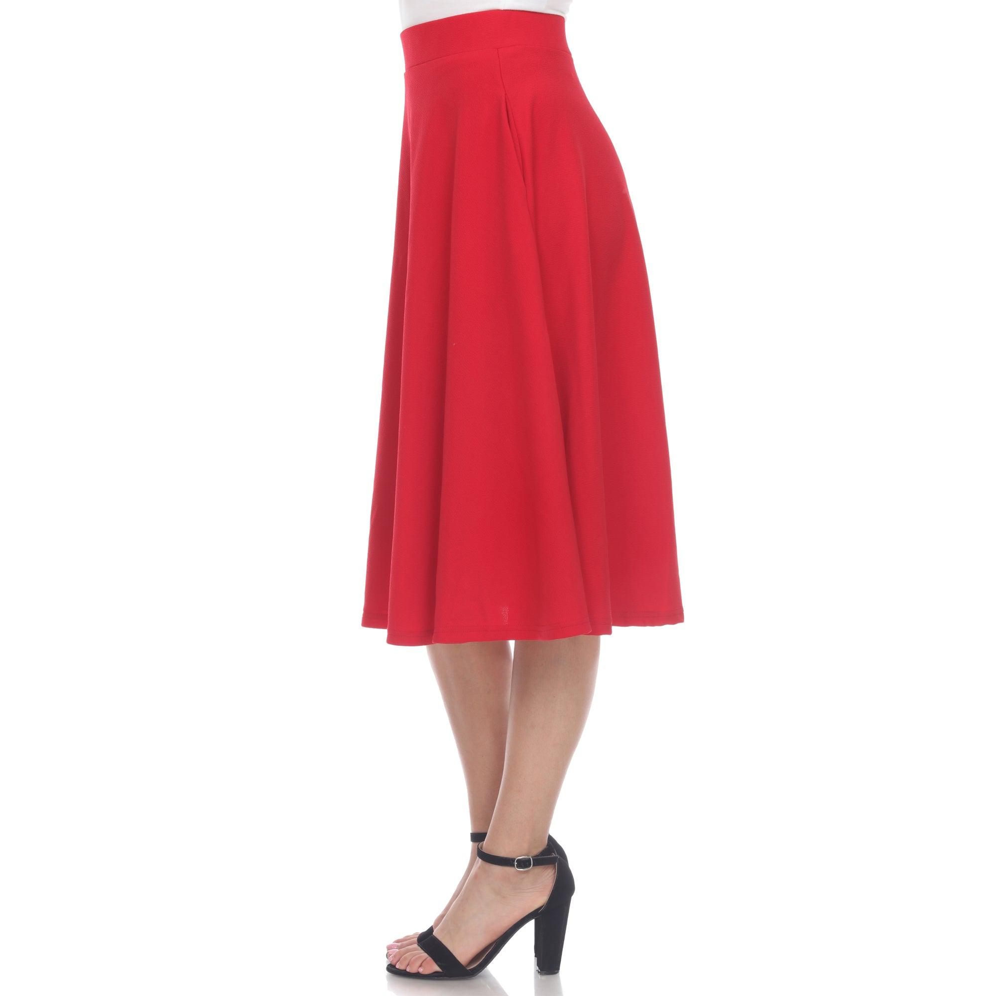 Tasmin Flare Midi Skirts Product Image