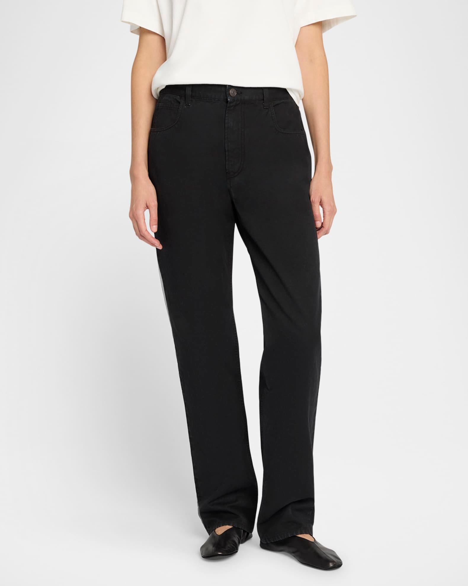 Landais Mid-Rise Straight-Leg Jeans Product Image