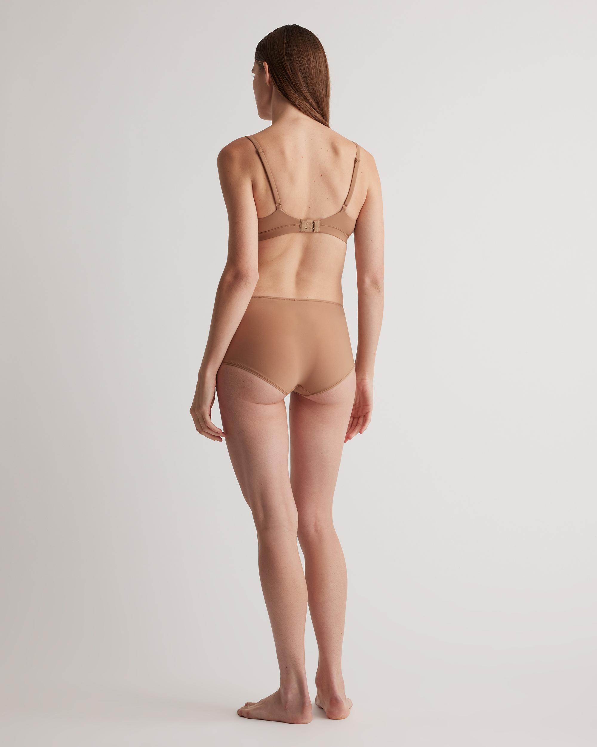 Quince | Women's Second Skin Crossover Bralette Size XL, Nylon/Spandex Product Image