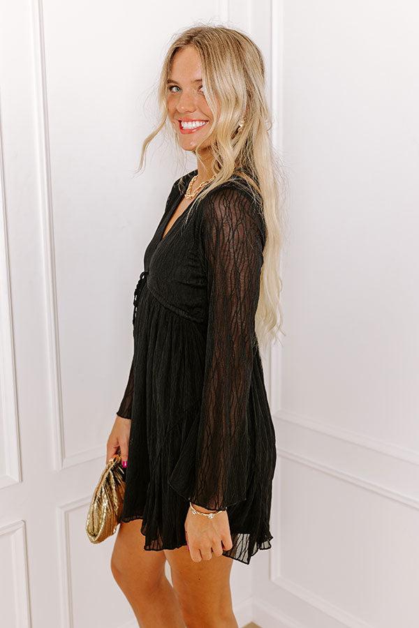 Midnight Muse Mesh Babydoll Romper Product Image