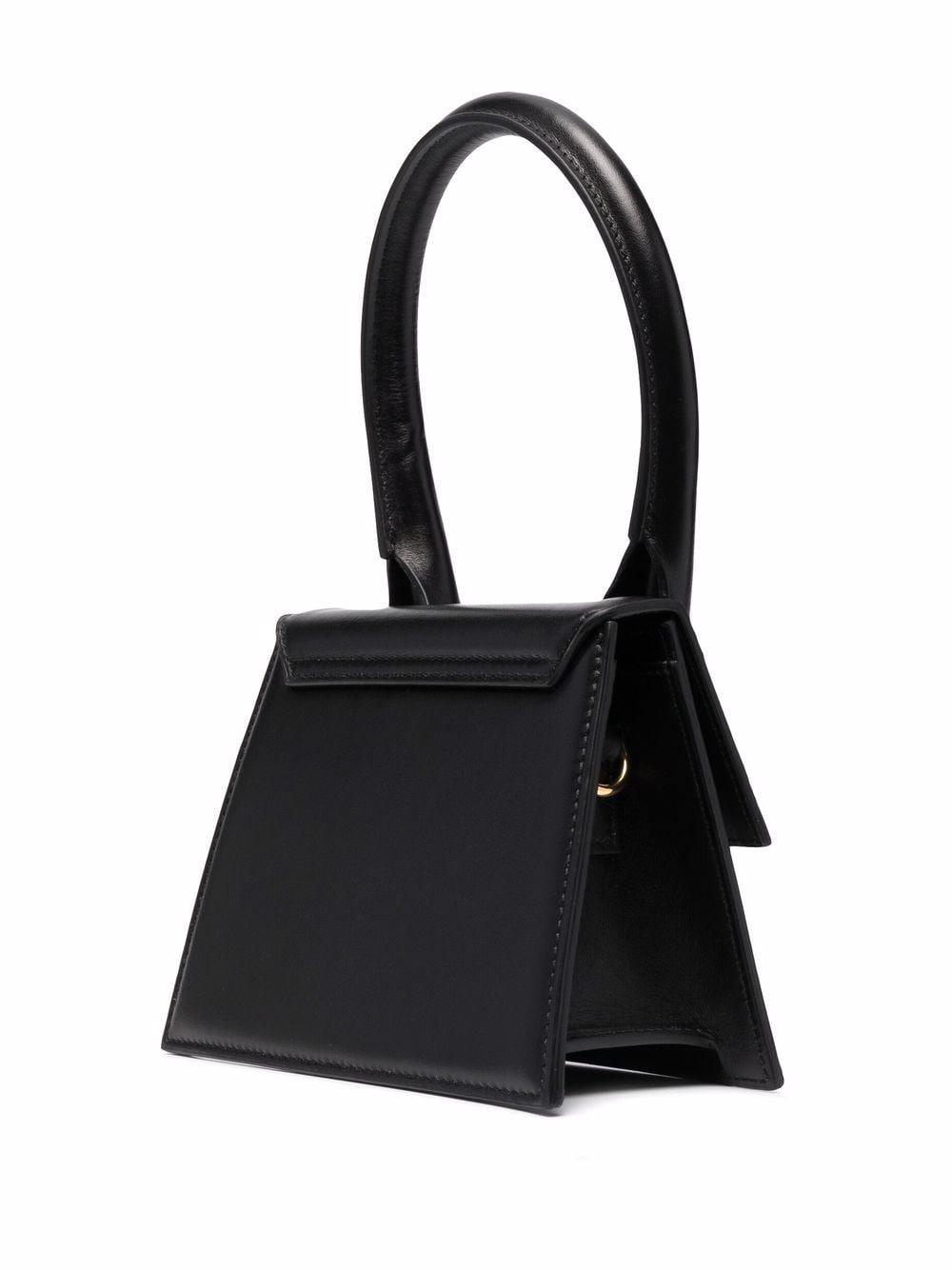 JACQUEMUS Small Handle And Removable Shoulder Strap In Black Product Image