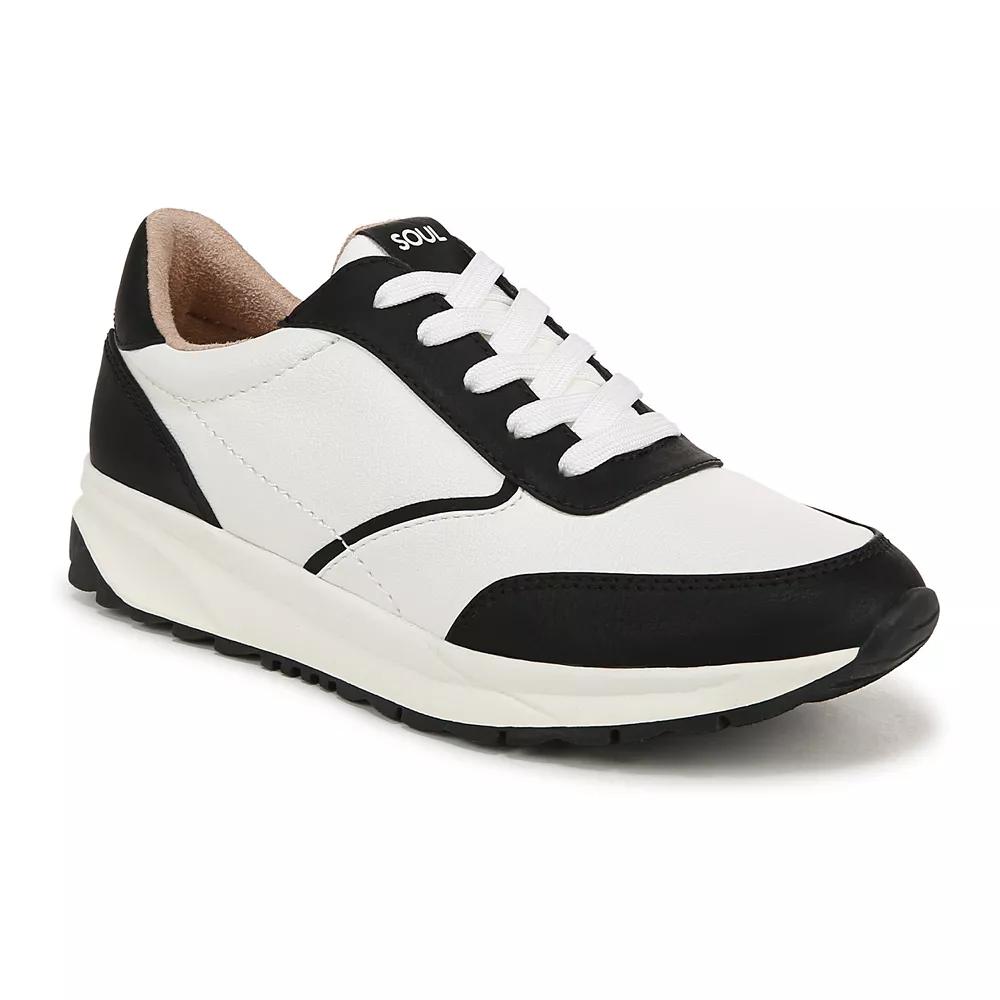 SOUL Naturalizer Jackson Women's Sneakers, Size: 9, Black White Product Image