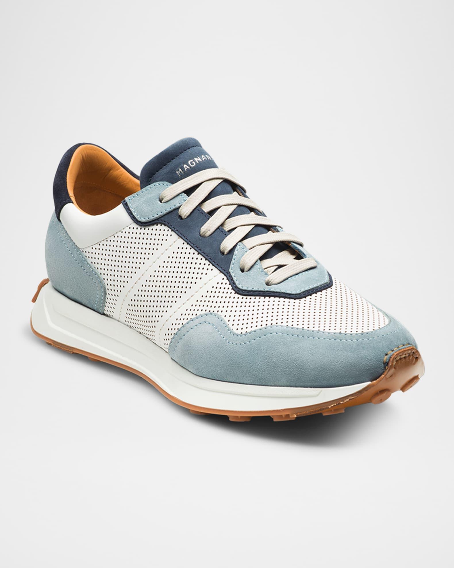 Men's Romero Leather and Suede Runner Sneakers Product Image