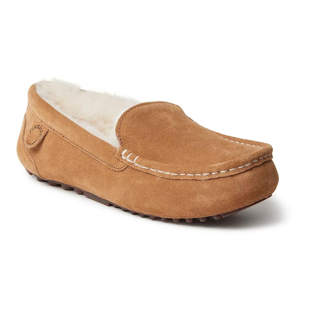 Fireside By Dearfoams Mel Wool-Lined Women's Moccasin Slippers,  Product Image