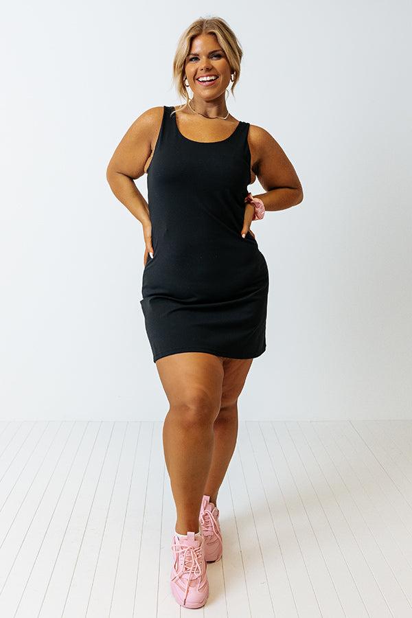 Back At It Again Athletic Dress Curves Product Image