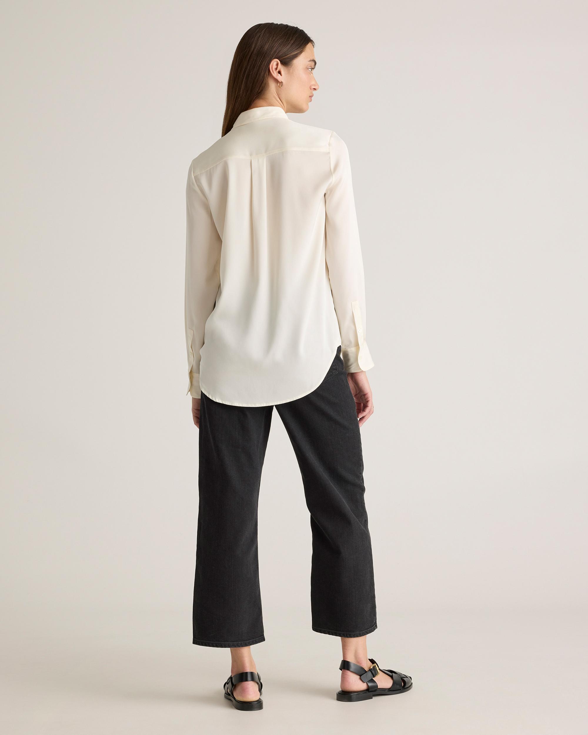 Quince | Women's 100% Washable Silk Stretch Blouse Product Image