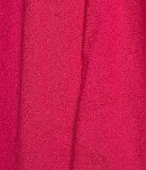 Sugarlips Plus Size V-Neck Short Puffed Sleeve Mini Dress Product Image