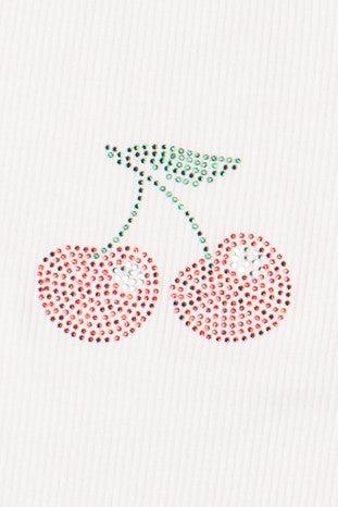 Rhinestone Cherry Tee Product Image