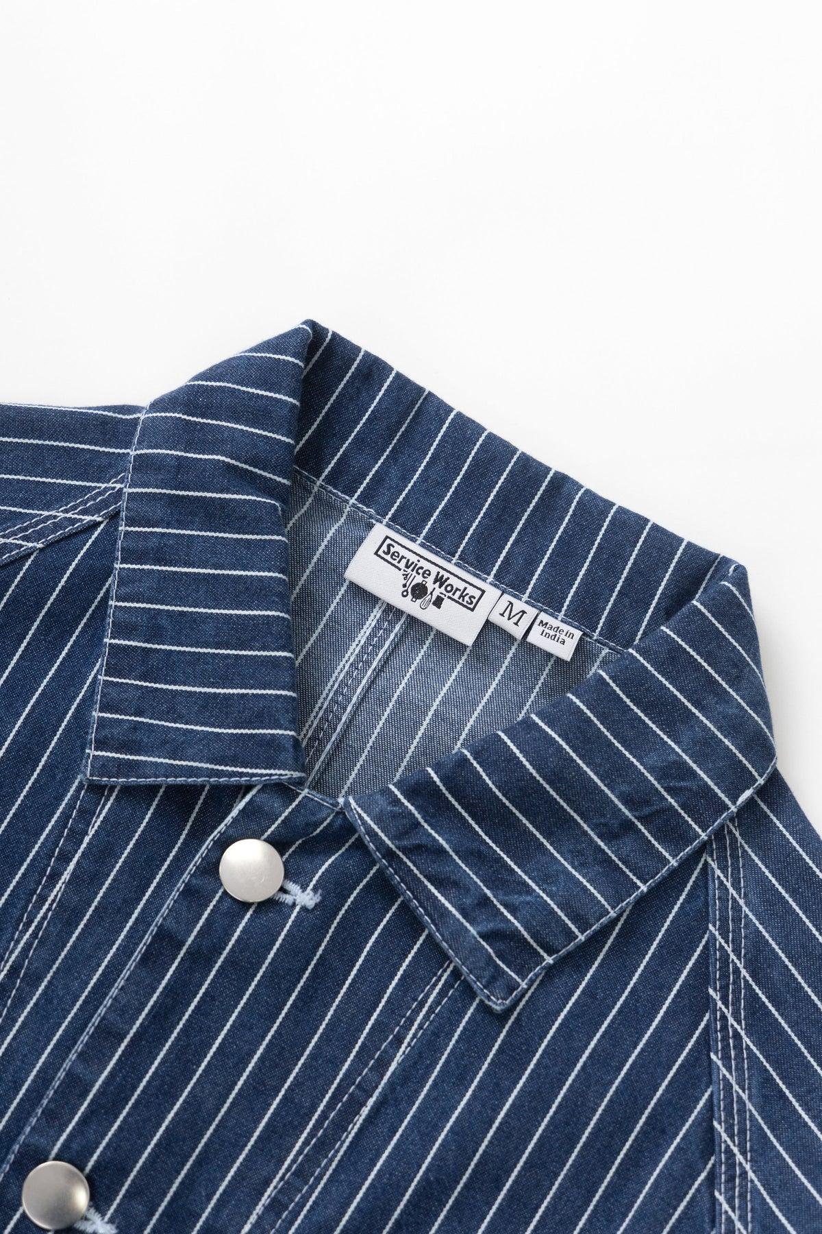 Service Works - Pinstripe Denim Coverall 2.0 - Indigo Product Image
