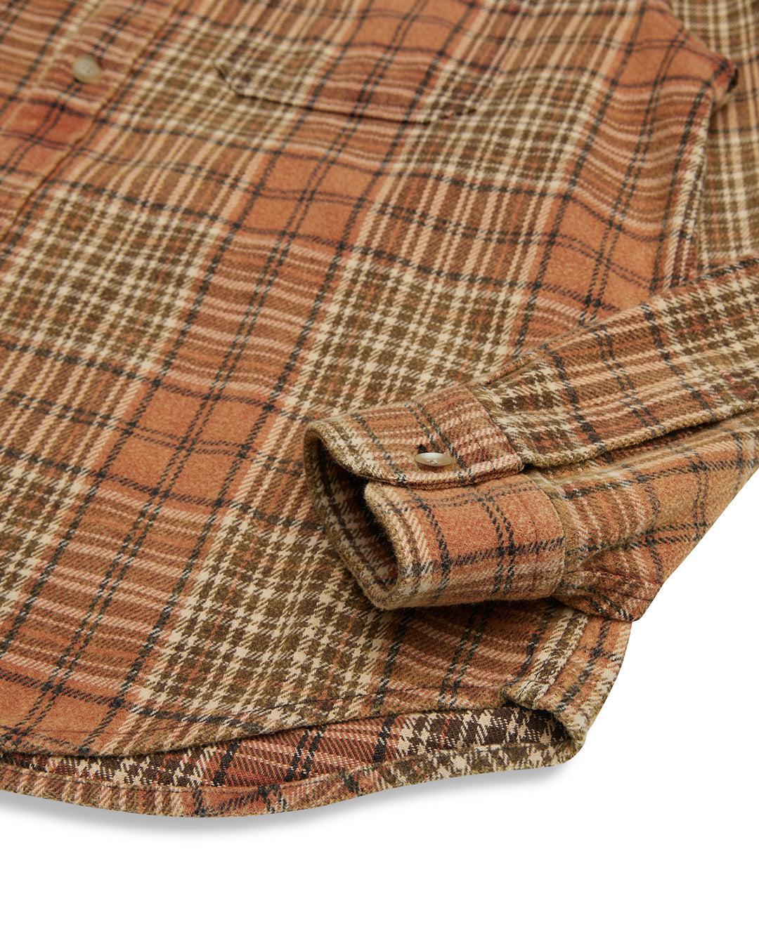 Vacay Check Shirt - Orange Check Product Image