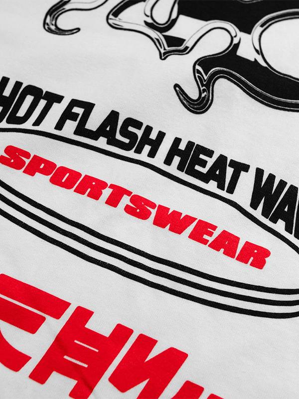 Men's Motorcycle Graphic Print Sweatshirt Product Image