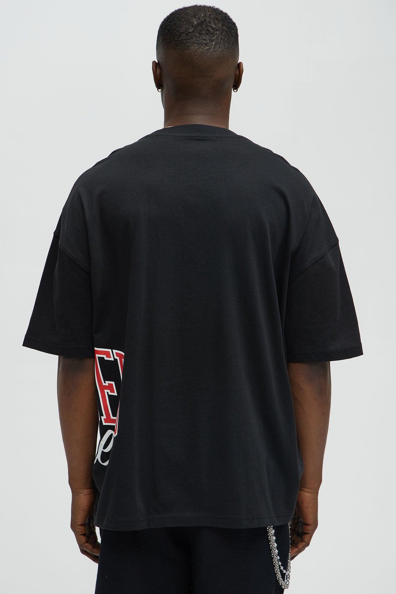 Blessed One Oversized Short Sleeve Tee - Black Male Product Image