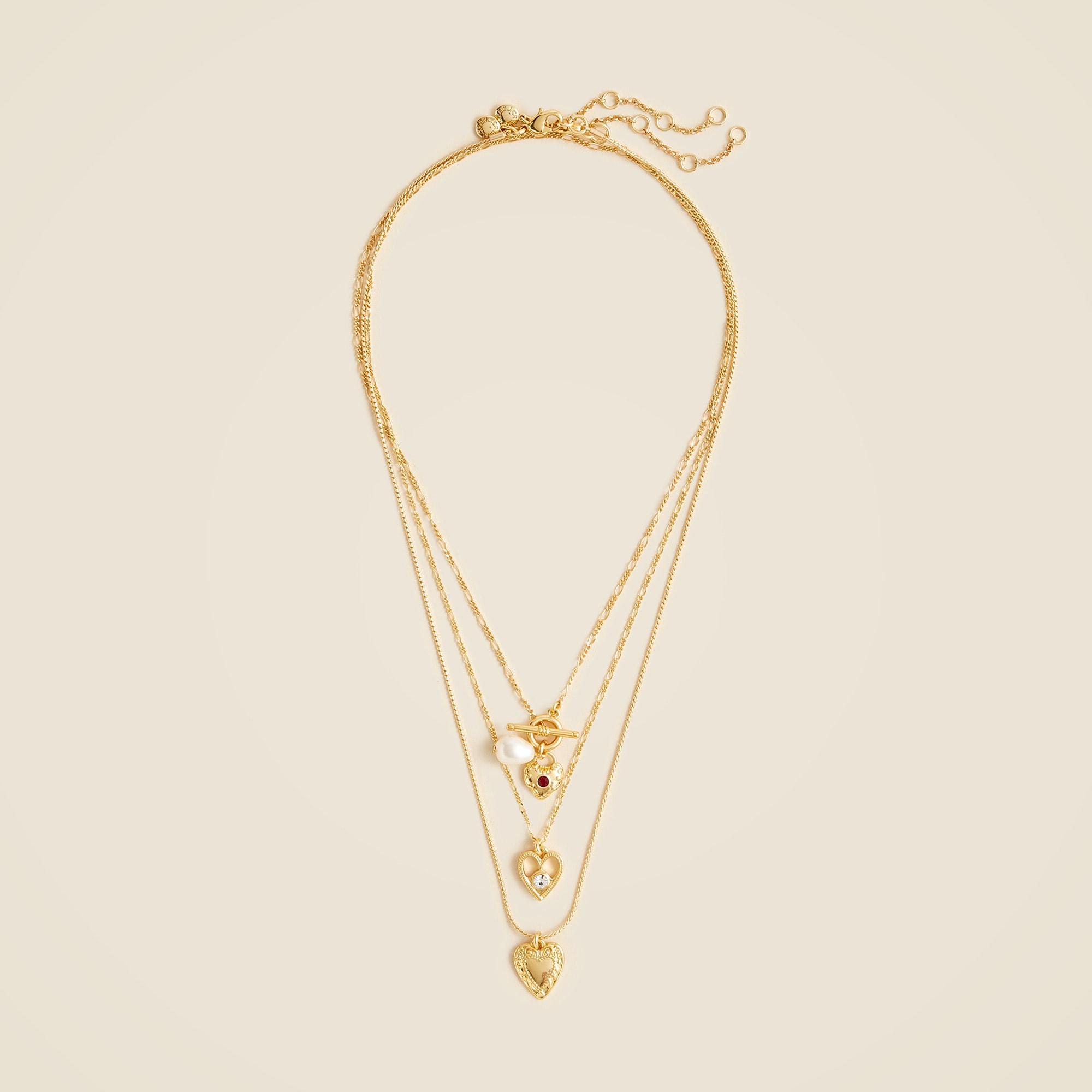 Layered heart necklace Product Image