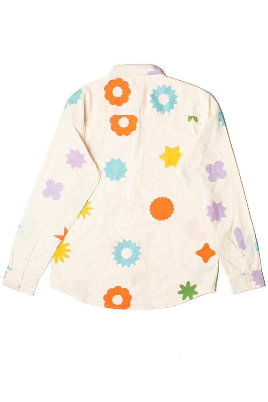 Sticker Sheet Long Sleeve Button Up Shirt Product Image