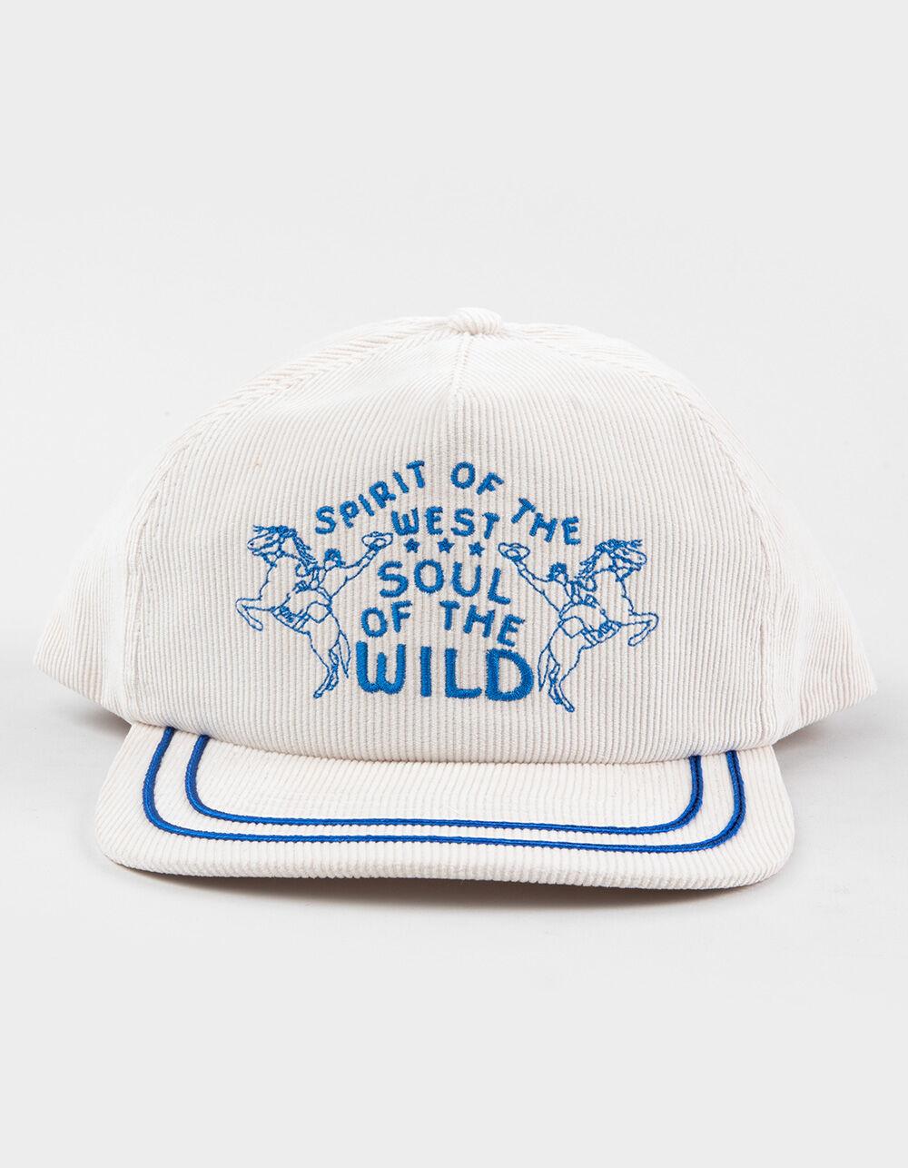 SENDERO PROVISIONS CO. Hi-Ho Corduroy Snapback Hat - WHT/BLUE Product Image