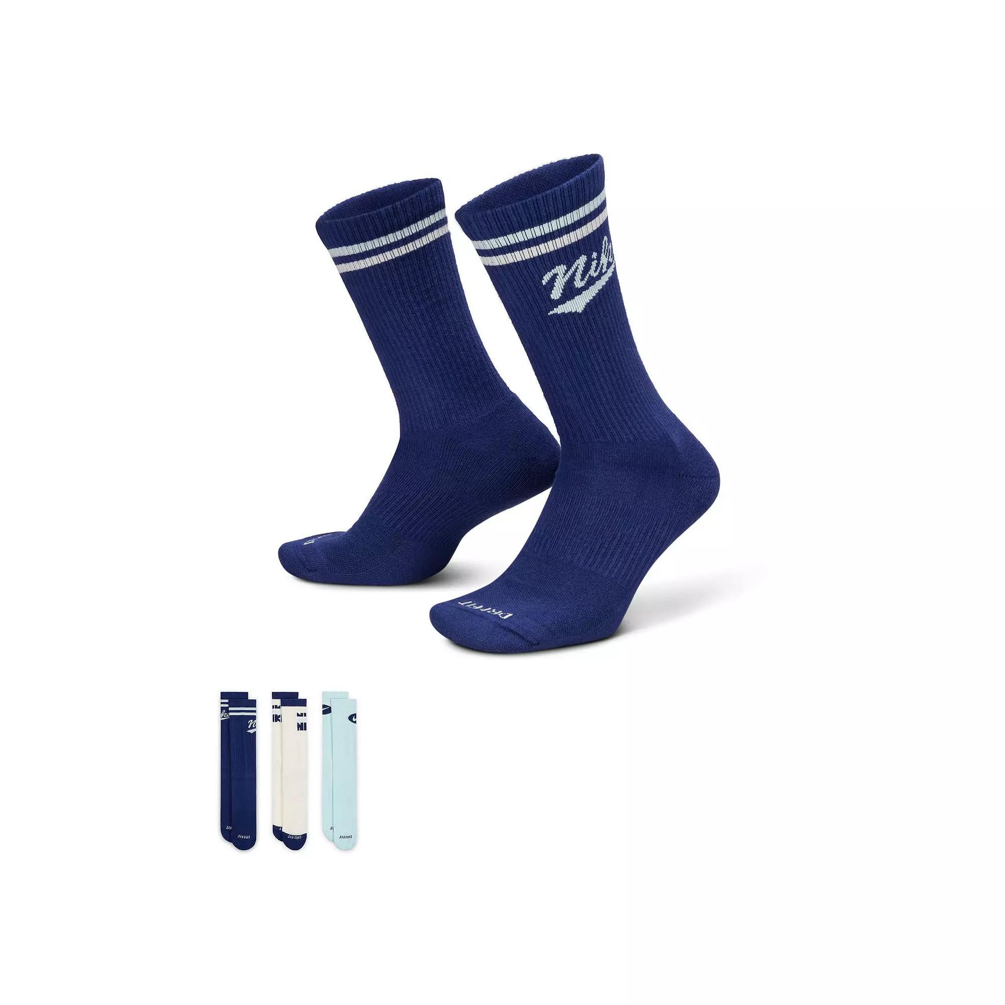 Women's Nike Everyday Plus 3-Pack Crew Socks,  Product Image