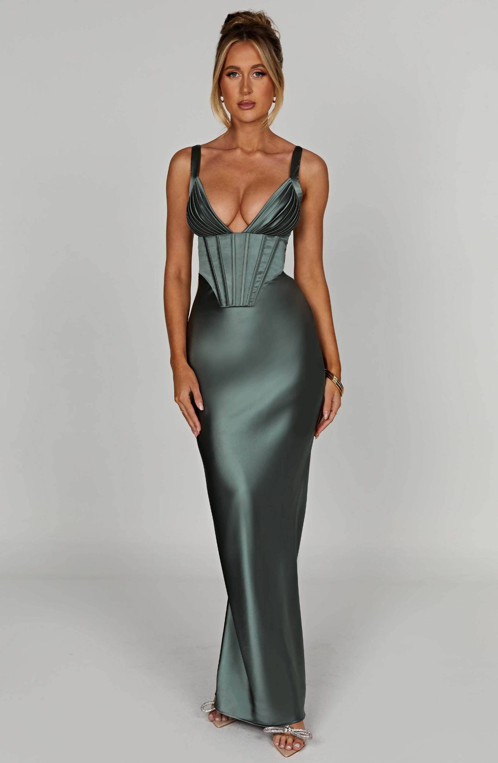 Shae Maxi Dress - Sage Product Image