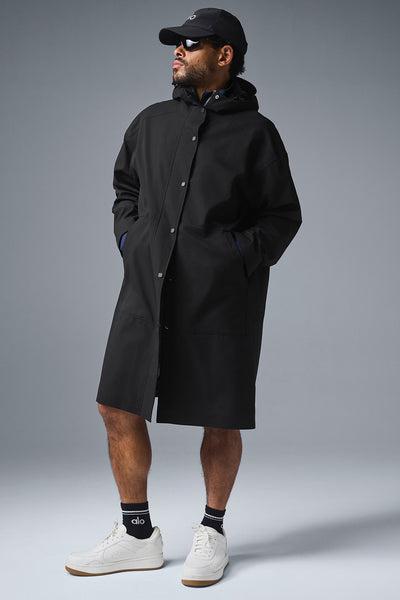 Rain Or Shine Long Coat - Black Product Image
