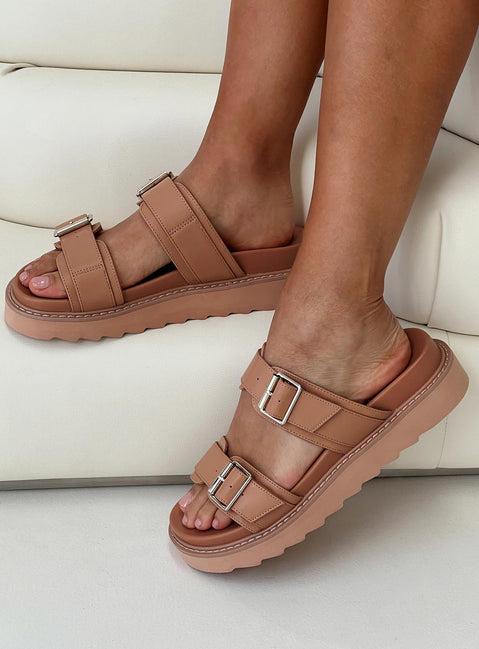 Ma Belle Sandals Tan Product Image