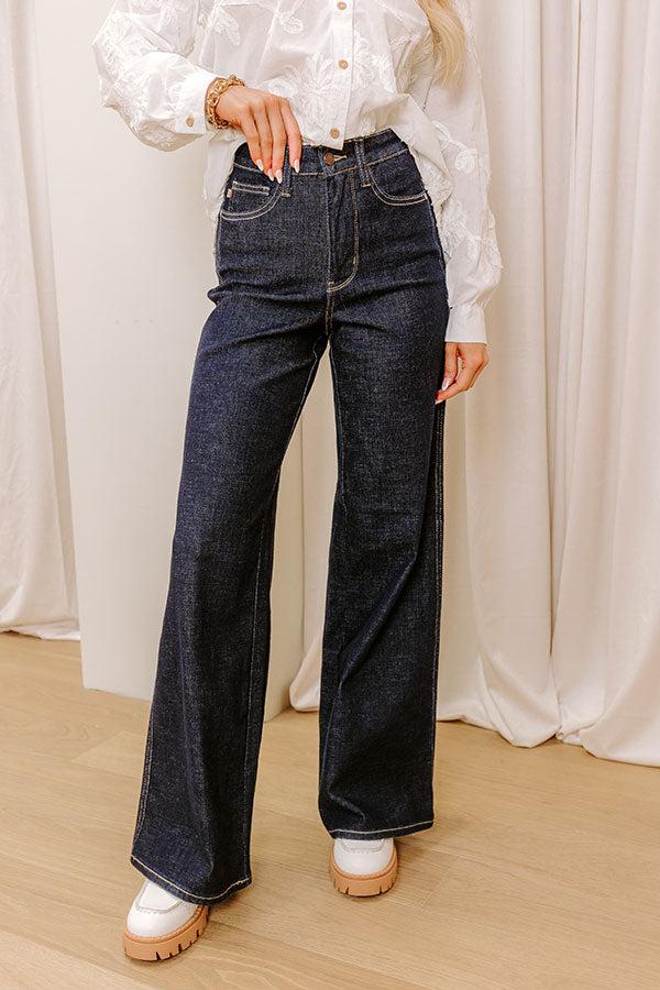 JUDY BLUE Saylor High Waist Wide Leg Jean Product Image