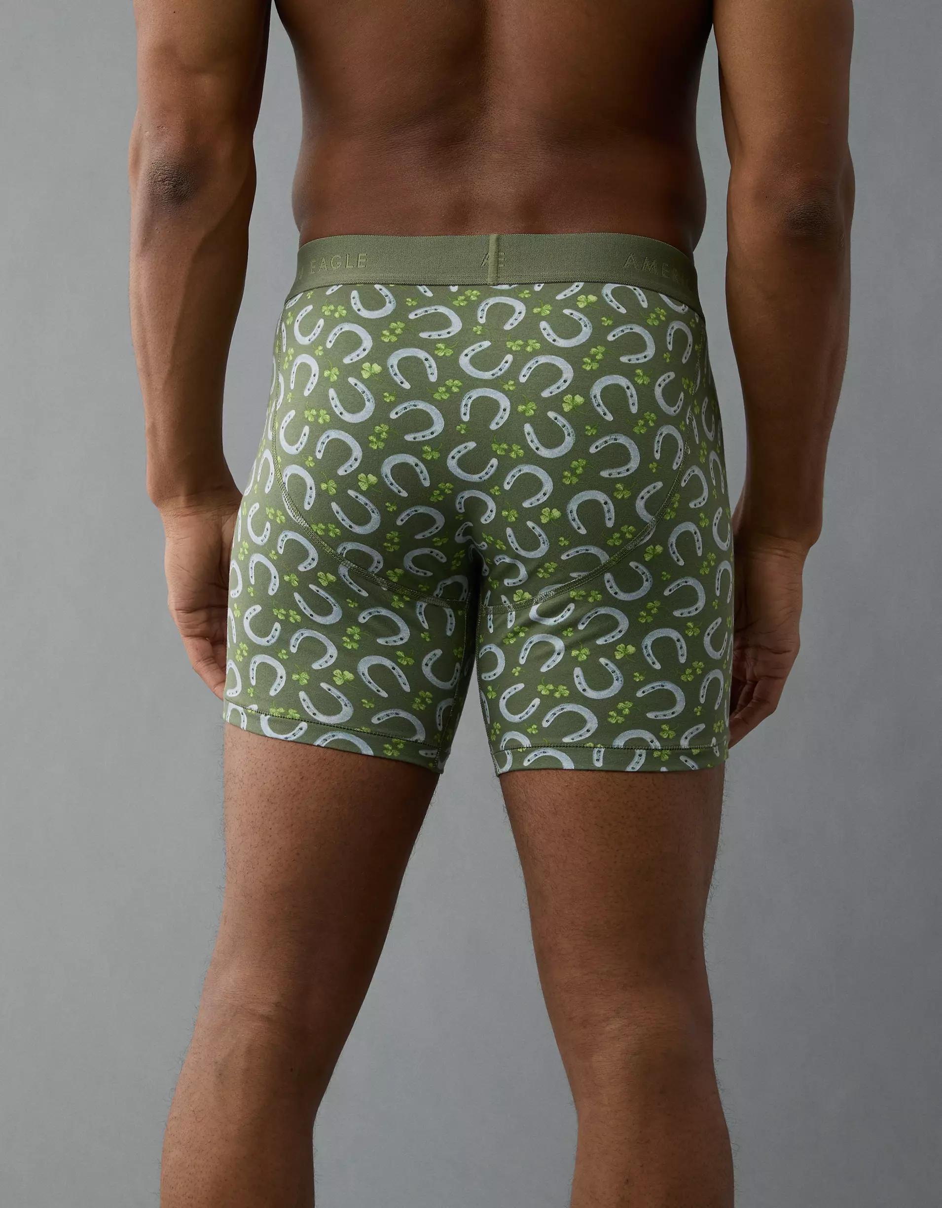 AEO Men's St. Patrick's Day Horseshoes 6" Classic Boxer Brief Product Image