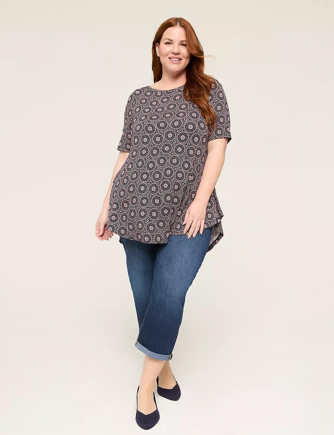 Max Swing Perfect Sleeve Boatneck Tee Product Image