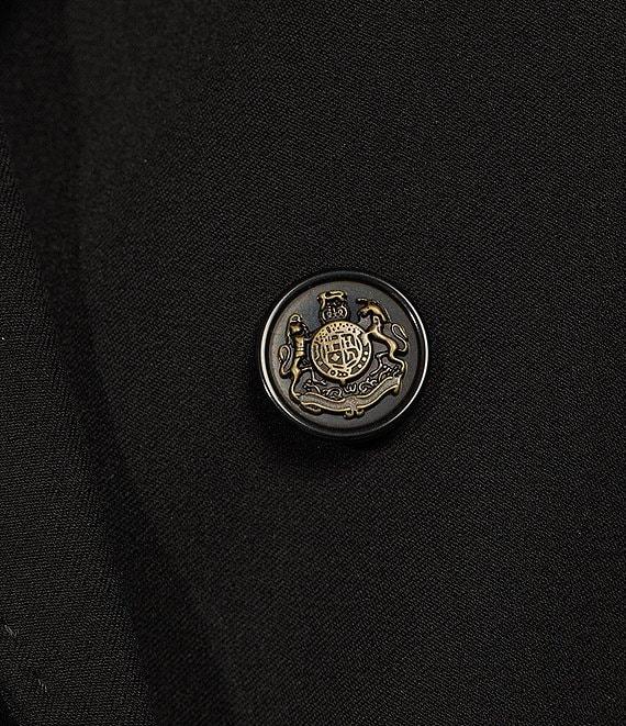 Antonio Melani Coordinating Riviera Ponte Twill Notch Lapel Long Sleeve Button Front Long Line Blazer Product Image