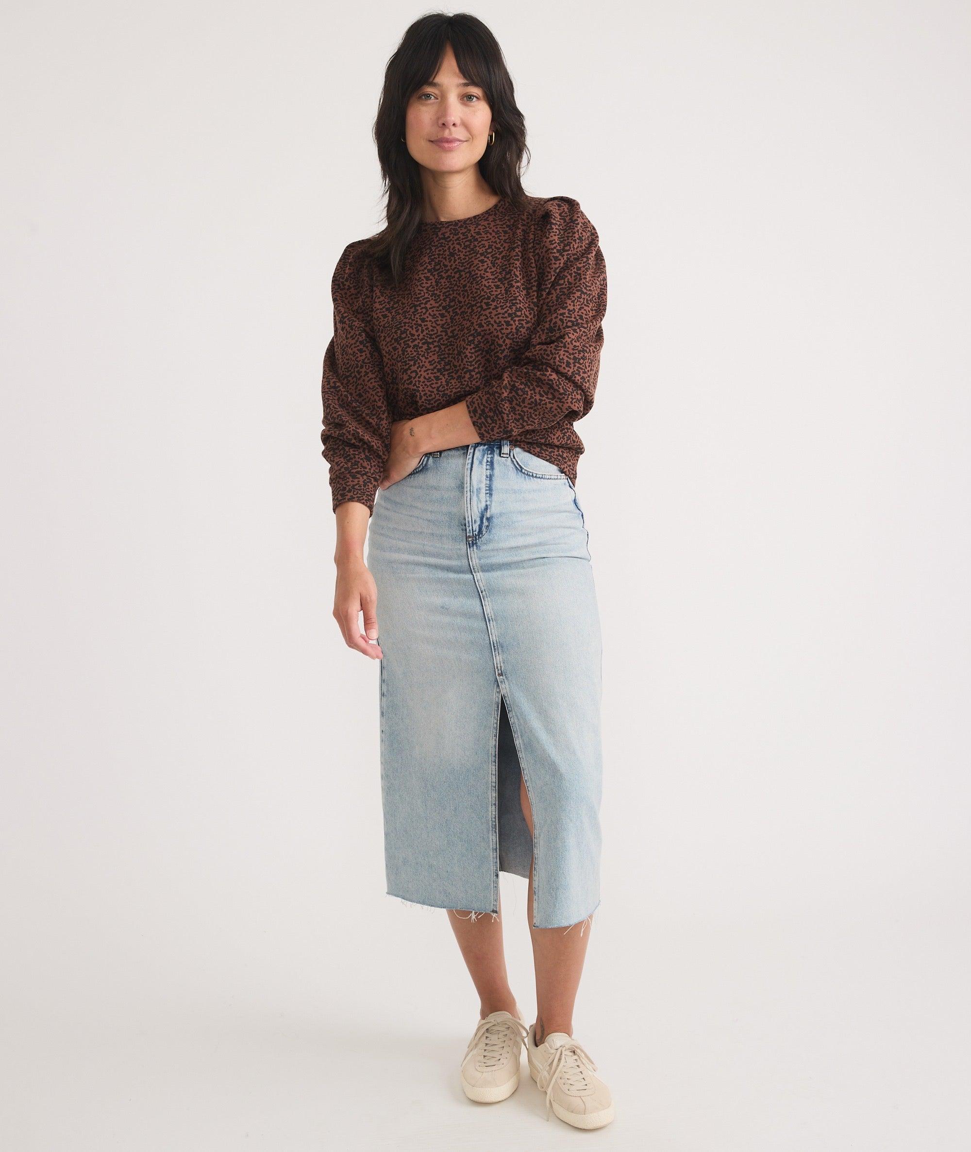 Enya Puff Sleeve Sweatshirt Product Image