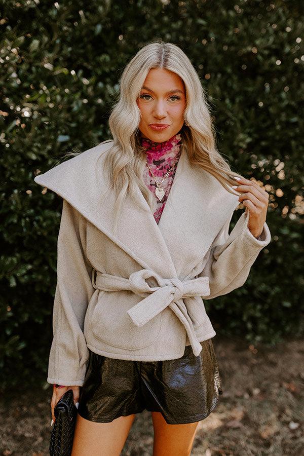 Paris Bound Jacket in Light Oatmeal Product Image