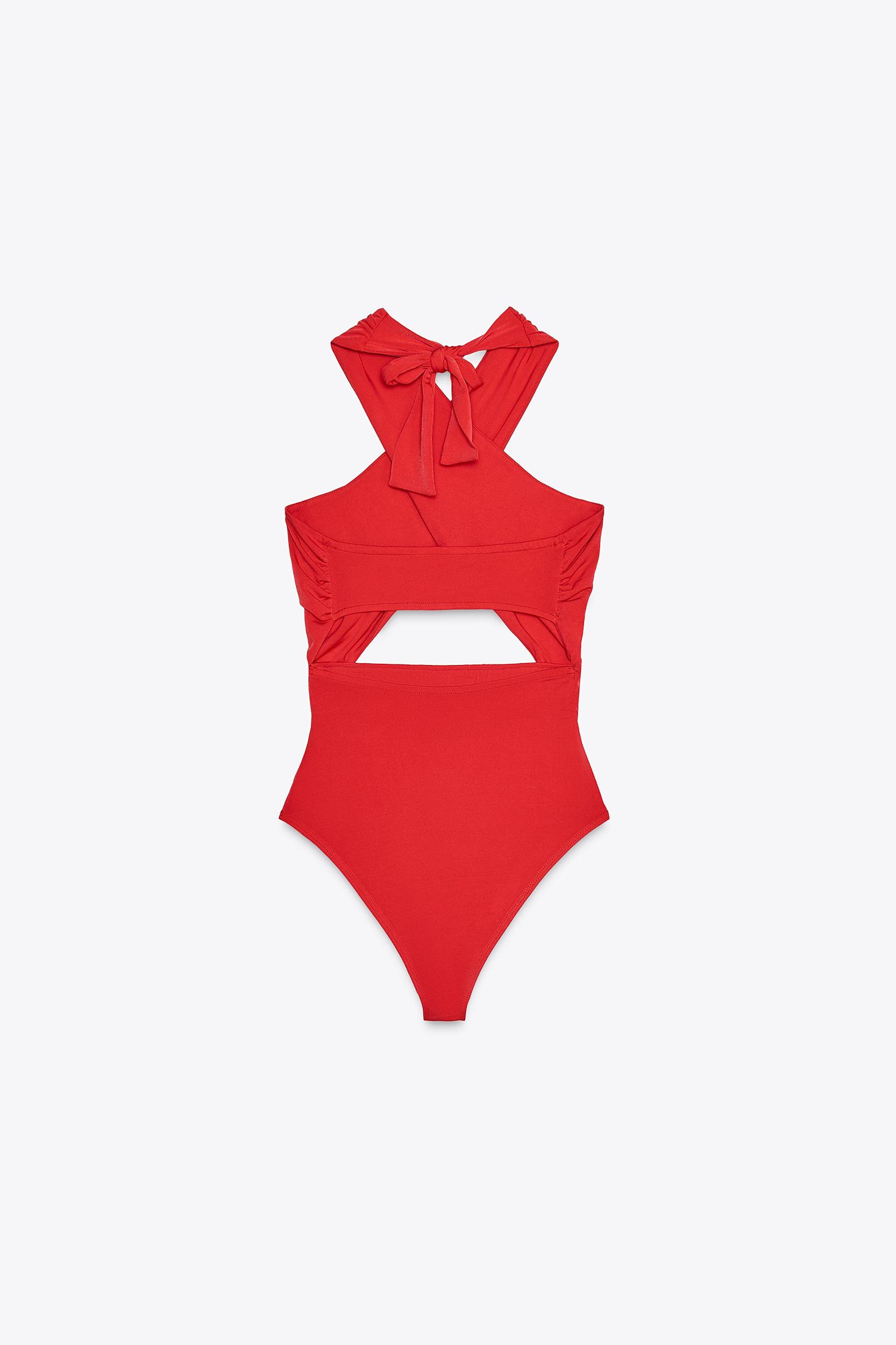 CUT OUT WRAP BODYSUIT Product Image