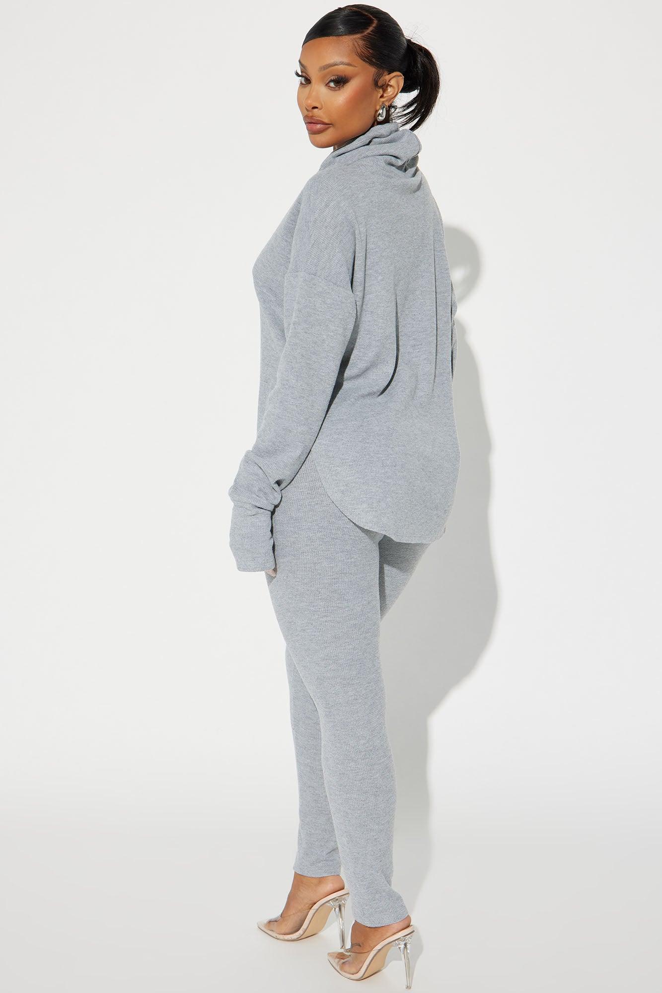 Raegan Legging Set - Heather Grey Product Image