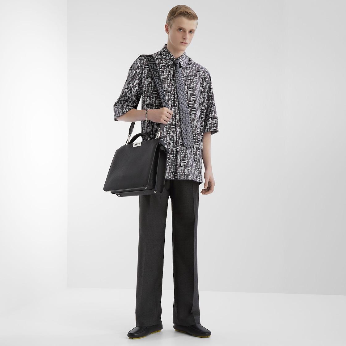 Peekaboo ISeeU MediumBlack leather bag Product Image