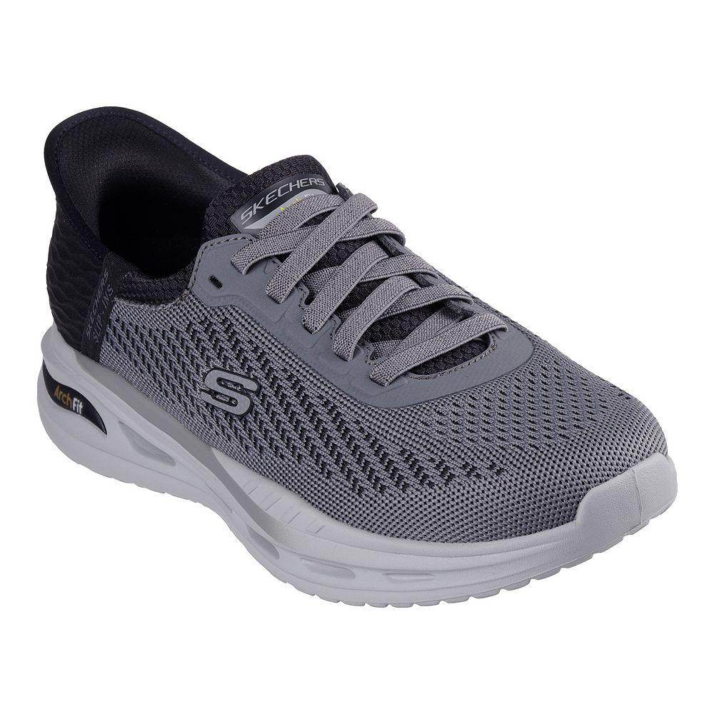 Skechers Hands Free Slip-ins™ Arch Fit® Orvan Drex Men's Shoes, Size: 9 XW, Gray Black Product Image