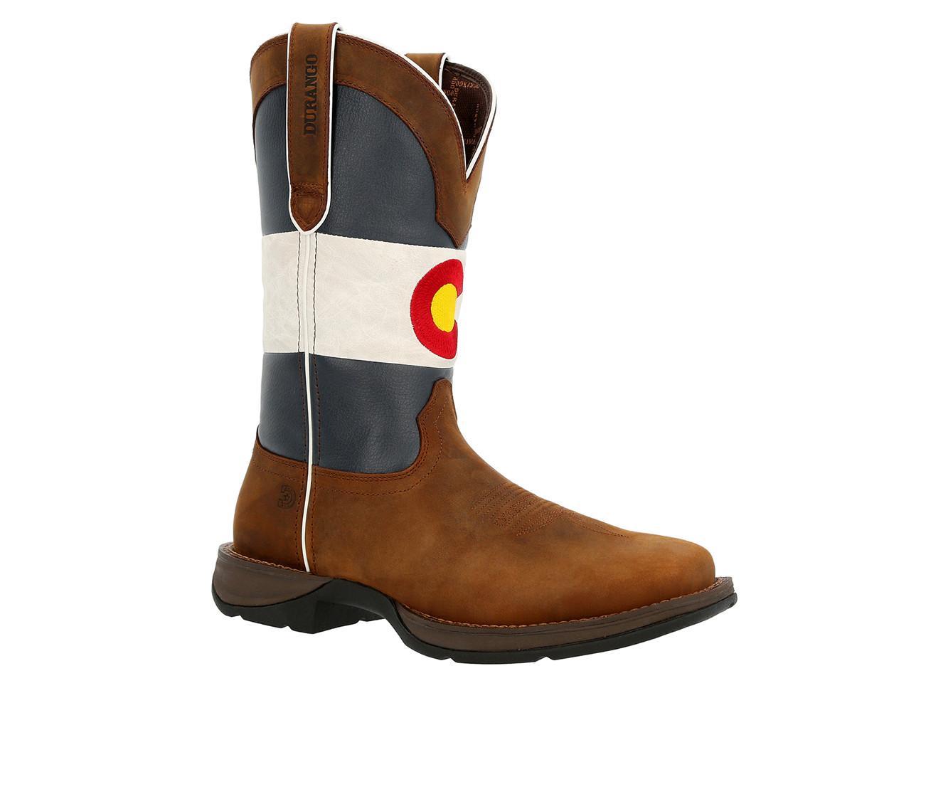 Men's Durango Rebel Colorado Flag Western Boot Product Image