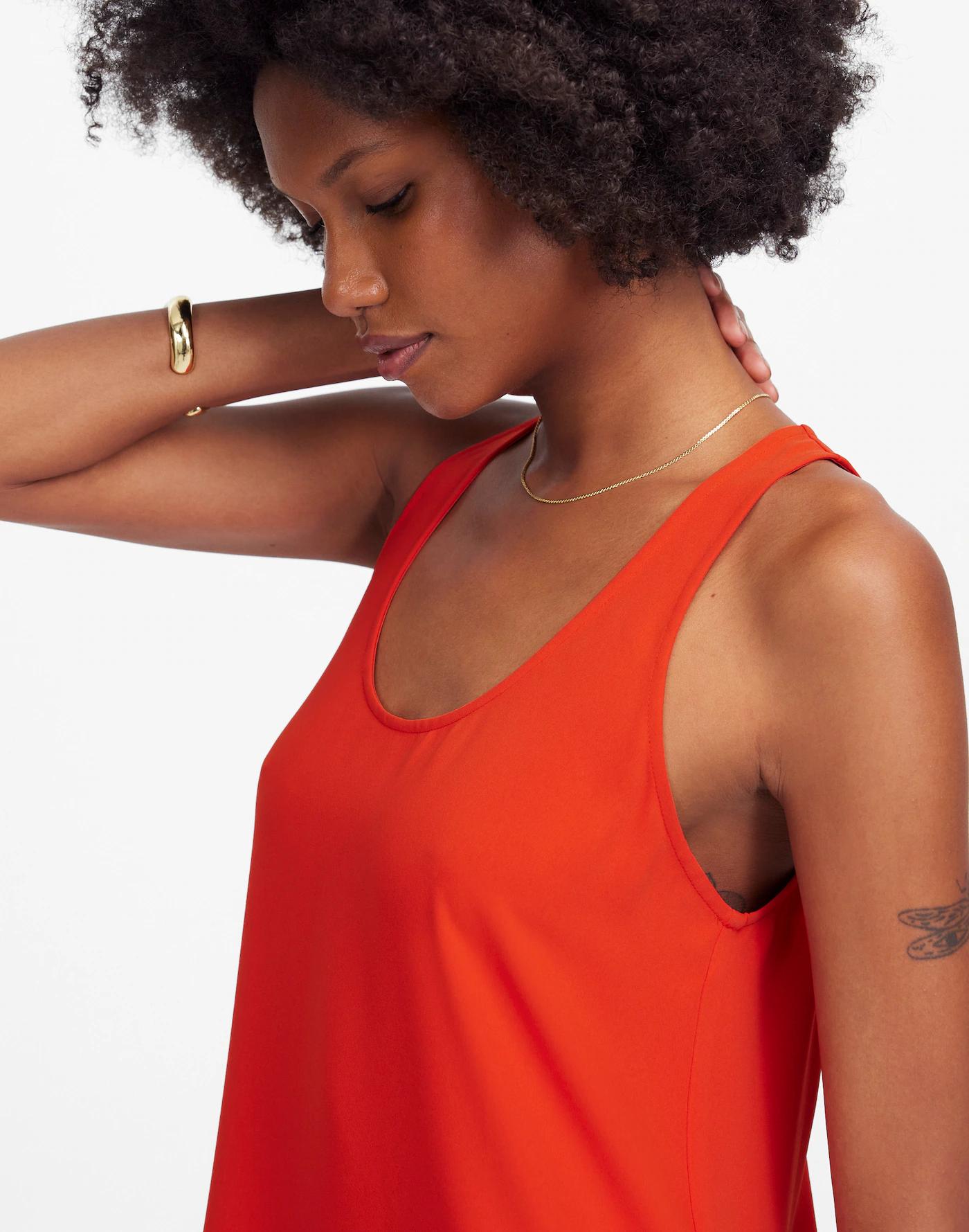 Sleeveless Scoopneck Midi Dress Product Image