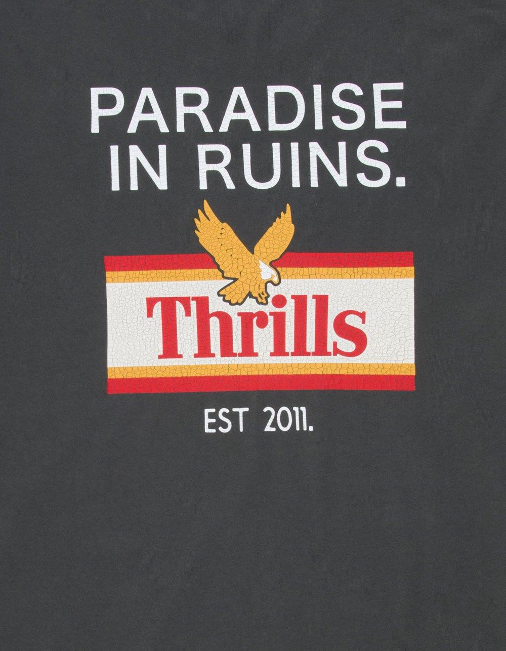 THRILLS Never Stop Mens Tee - BLACK Product Image