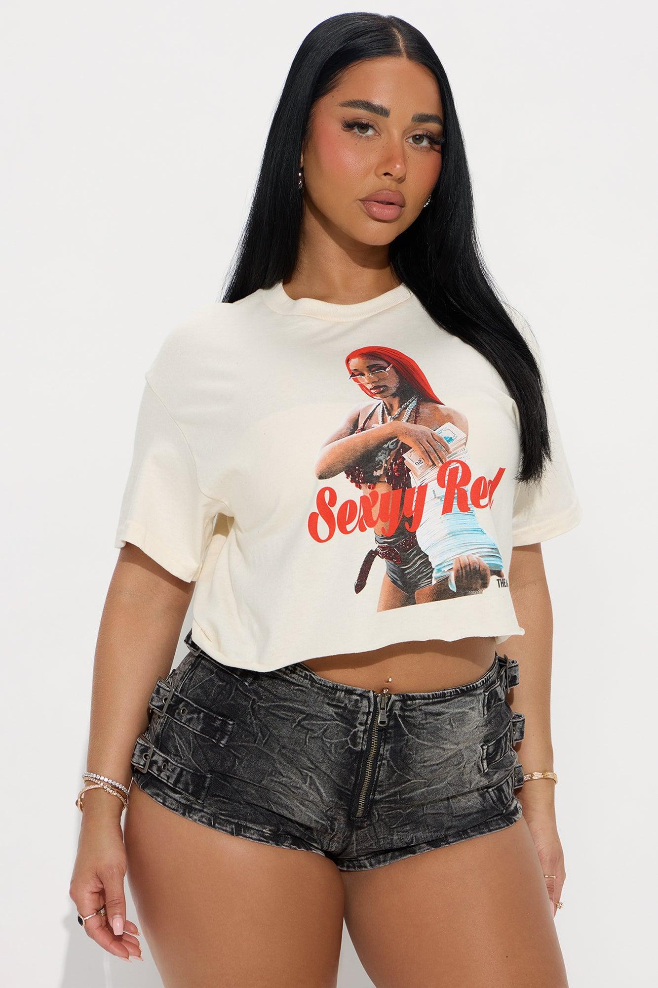 Sexyy Red Get It Tee - Cream Female Product Image